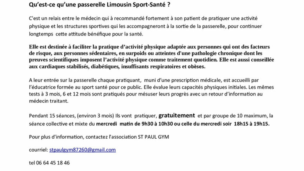 Limousin Sport Santé
