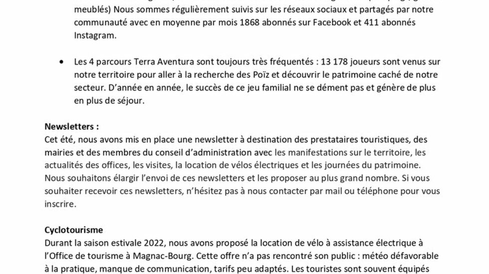Office de tourisme Briance Sud Haute-Vienne
