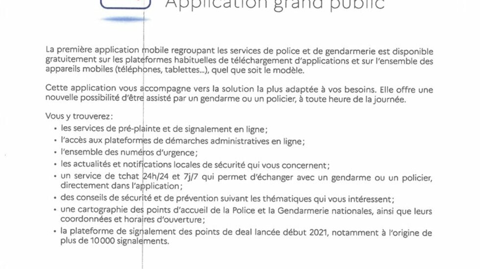 Application ma sécurité