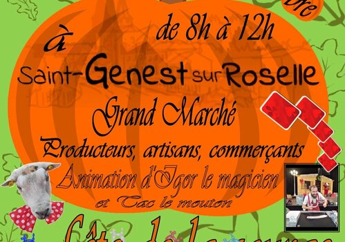 Fête de la courge-grand marché de novembre