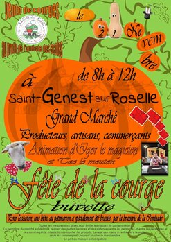 Fête de la courge-grand marché de novembre