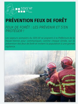 Risques feux de forêt